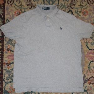 Ralph Lauren Gray Short-Sleeve Polo Shirt